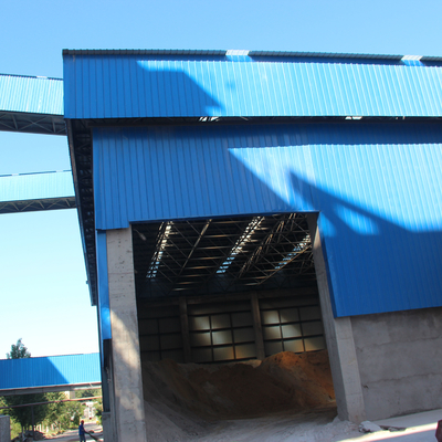 Custom Structural Steel Warehouse 50mm Prefabricated Workshop Sheds