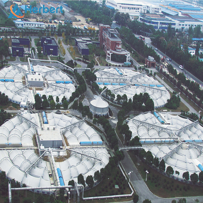 Waterproof PVDF Tension Membrane Structure FRP 1.5mm 2.0mm Panel