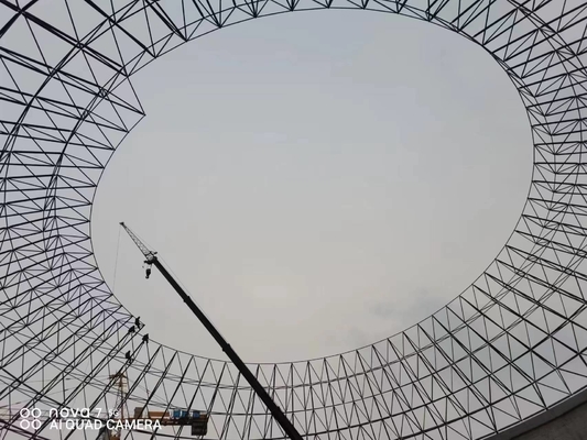Prefabricated Design for Q345 S355JR / Q235 S235JR Steel Space Frame Construction