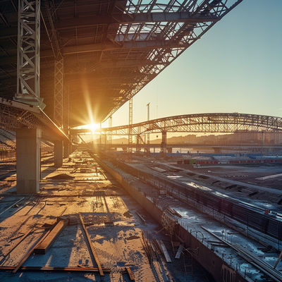 Estructuras espaciales de acero de gran envergadura para la construcción eficiente de estaciones ferroviarias | Soluciones robustas y versátiles