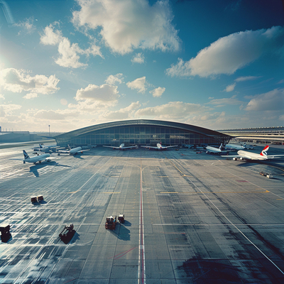 Steel Space Frame For Suspension Structures In Airport Terminals Enhancing Aesthetics And Stability
