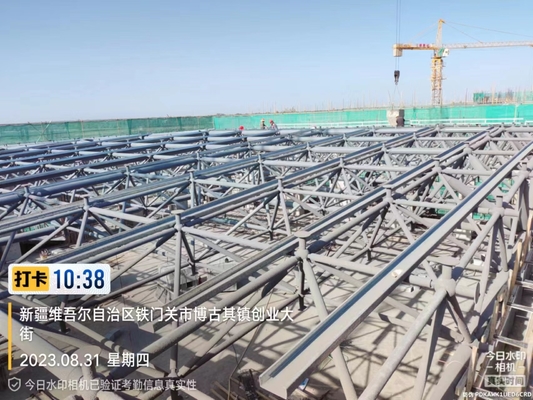 Prefabricated  Light Steel Frame Building Structure With Sandwich Panel