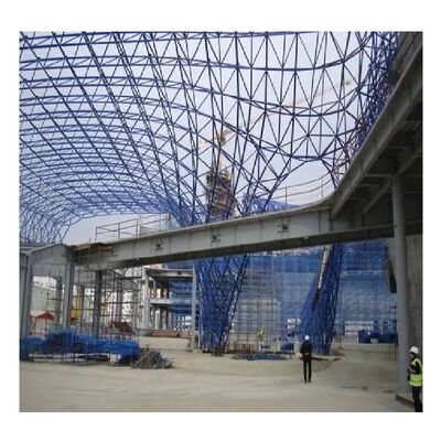 High seismic resistance flexible space frame structure suitable for versatile architectural and engineering applications