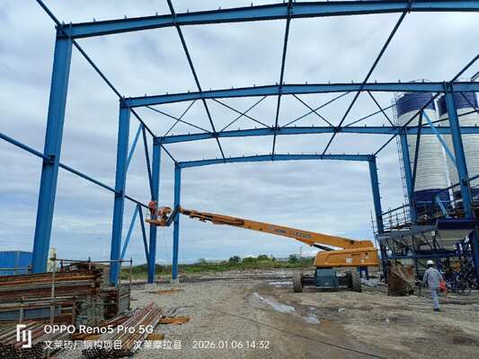Q355 Steel warehouse roof  for large span building