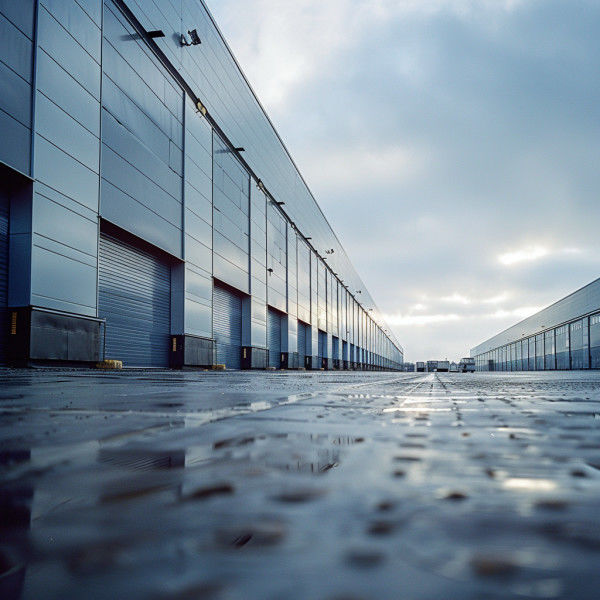 Steel Portal Frame For Large Port Cargo Transshipment Terminals Robust ...