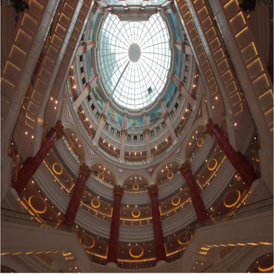 Q355B Sky Roof Dome Skylight 800m Customized For Global Portdome Construction