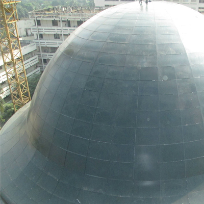 Q345 Curtain Wall Maintenance 50mm Commercial Metal Roof Repair Rockwool