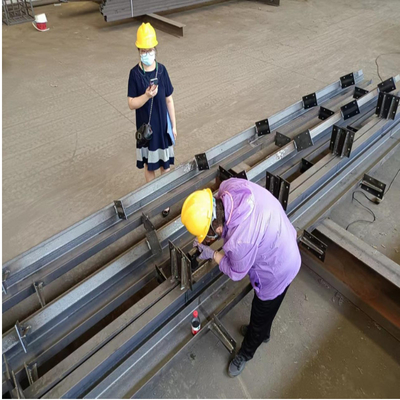 Galvanized Q345 Space Frame Assembly Accessories 950mm Roof With Grey Color