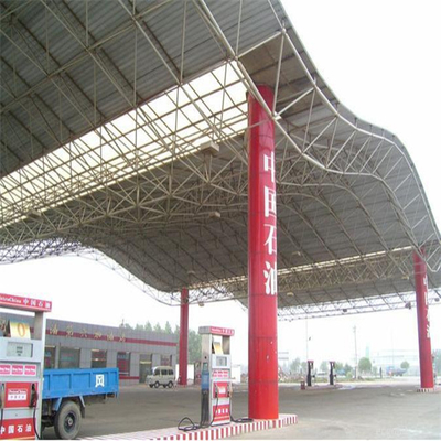 Petrol station Outdoor waterproof customized design gas station canopy