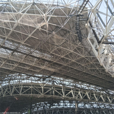 Q235 High Strength Tubular Steel Roof Truss Square Aluminum Truss Punching