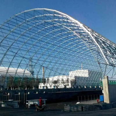 Hot Dip Galvanised Steel Framed Buildings Arch Structural Space Frame 300m