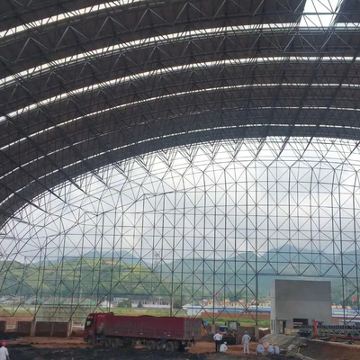 Hot Dip Galvanised Steel Framed Buildings Arch Structural Space Frame 300m