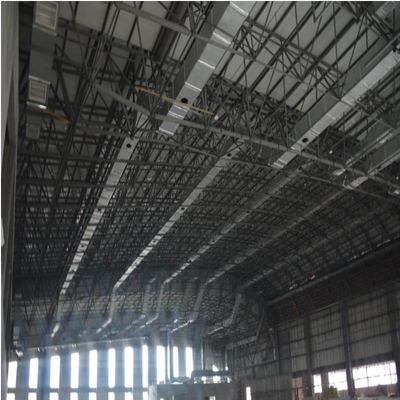 S355JR Metal Warehouse Roof Truss 50mm 0.8mm For Coal Storage Shed