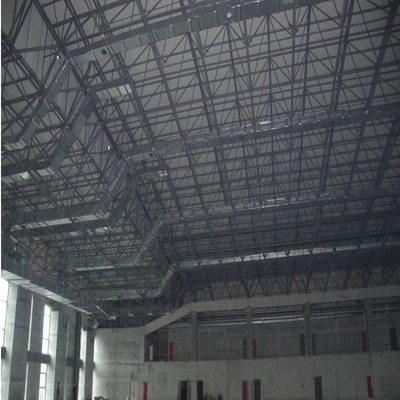 S355JR Metal Warehouse Roof Truss 50mm 0.8mm For Coal Storage Shed