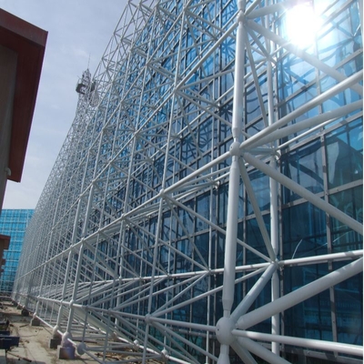 Cold Room Steel Space Frames 50mm 0.8mm Roof Industrial Prefab Buildings