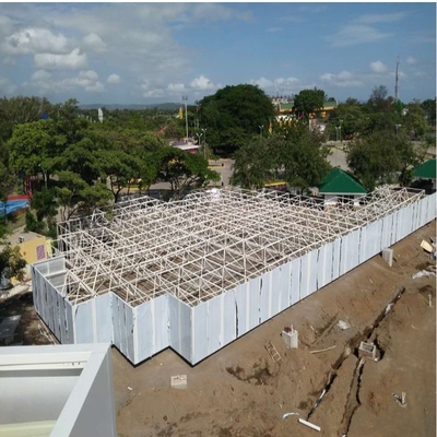 Q355 Steel Space Frames 0.5mm 0.9mm Construction Steel Structure Roofing