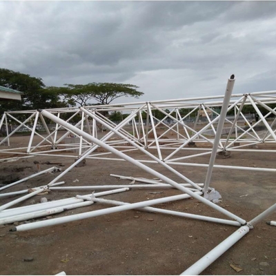 Q355 Steel Space Frames 0.5mm 0.9mm Construction Steel Structure Roofing