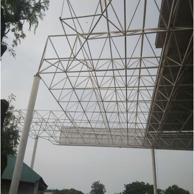 Q355 Steel Space Frames 0.5mm 0.9mm Construction Steel Structure Roofing