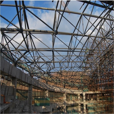 Q235 Sofi Stadium Roof Structure Galvanized Steel Structure Punching