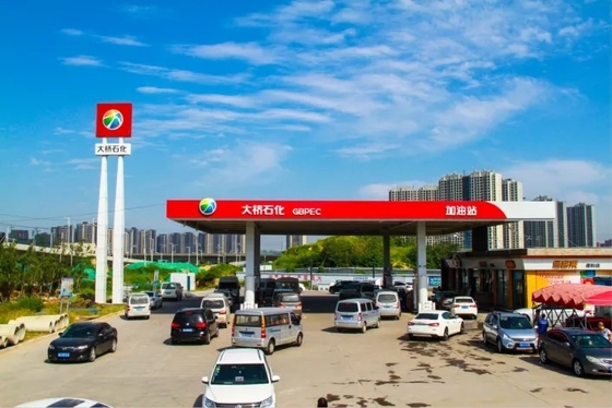 Petrol station Outdoor waterproof customized design gas station canopy