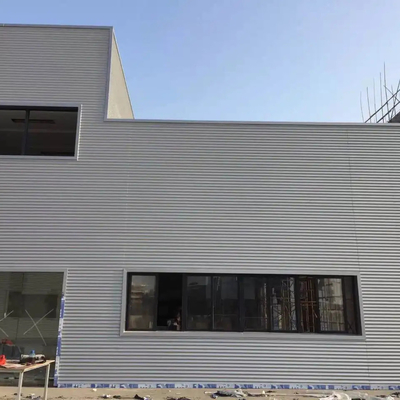 Q355B PU Portable Curtain Wall Aluminium Panel Wall 2.5mm For Outdoor Building