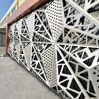Q355B Glass Aluminium Curtain Wall Construction 0.36mm-0.6mm Customized