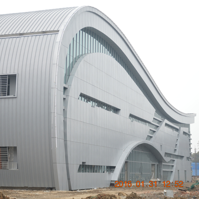 Q235 EPS  Aluminium Curtain Wall Frame Profile Light Curtain Wall 50mm