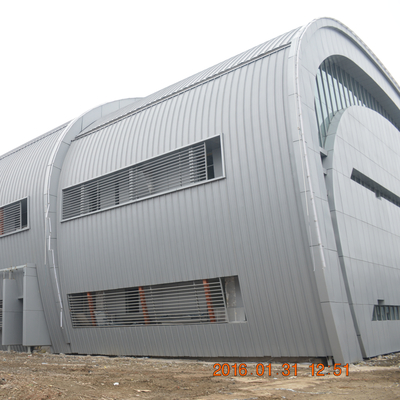 Q235 EPS  Aluminium Curtain Wall Frame Profile Light Curtain Wall 50mm