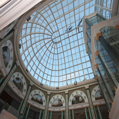 Stable Aesthetic Large Round Dome Skylight Bending Warehouse