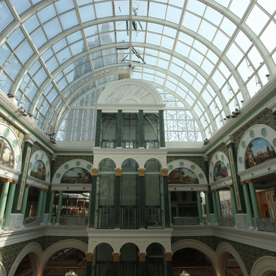 Q235 Flat Roof Dome Lights Retractable Glass Dome Skylight EPS