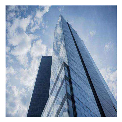 Q355 Double Skin Curtain Wall 0.36mm Structural Curtain Wall Cladding System