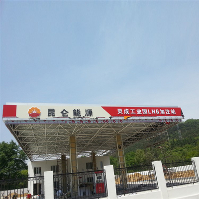 Economic Gas Station Canopy Light Fixtures Customized Single Slope