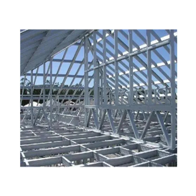 Q345 Prefabricated  Cold Formed Steel Roof Trusses Lightweight Metal Trusses GB