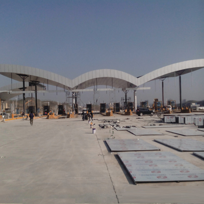 S355JR Quick Installation Toll Plaza Canopy Toll Booth Construction 300m