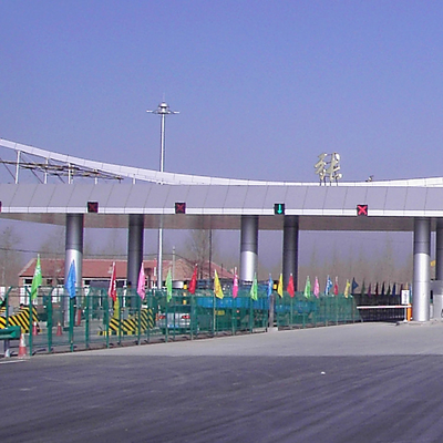 Prefab EPS Roof Q235 Toll Plaza Construction Building Customized Welding