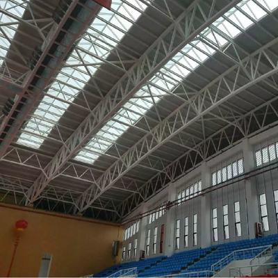 Customized Structural Steel Trusses 950mm Single Slope Roof Truss 50mm