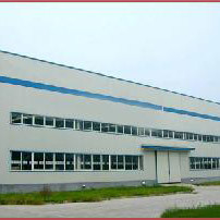 Q235B Long Span Portal Frame Bracing Rigid Portal Frame Beam