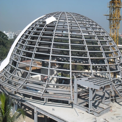 S235JR Prefabricated Steel Portal Frame Metal Building EPS Roof