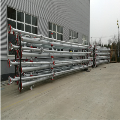 Hot Dip Galvanized Steel Space Frame Truss S355JR Decoiling Rigid