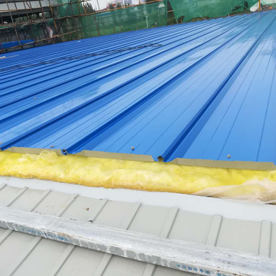 Q235 Green Metal Roof Maintenance Customized 0.8mm For Panel Wall