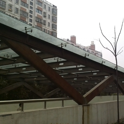 Prefabricated Q345 Polycarbonate Roof Dome Skylight 960mm Customized