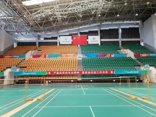 GB PU Roof Prefab Steel Structure Space Frame Stadium Galvanized