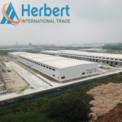 EPS Corrugated Metal Warehouse Roof Structure 50-120mm For House
