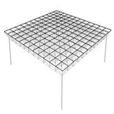 Anti Corrosive Q345 Space Frame Truss Steel Roof Frame Construction 950mm