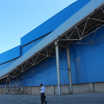 Custom Structural Steel Warehouse 50mm Prefabricated Workshop Sheds