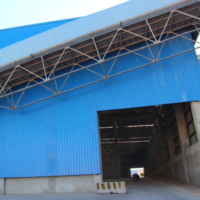 Prefabricated Light Steel Structure Frame For Warehouse Station Roof Welding In Argentina Projects Q235 Q345