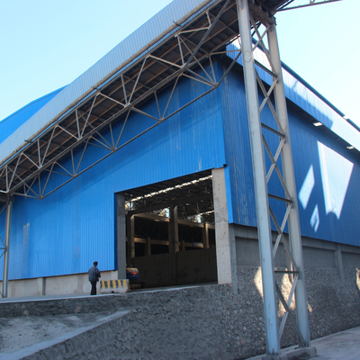 PU Factory Warehouse Warehouse Roof Structure 50mm 120mm Customized