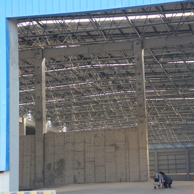 PU Factory Warehouse Warehouse Roof Structure 50mm 120mm Customized
