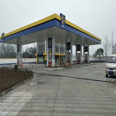 Filling Station Construction 960mm 0.8mm Petroleum Canopy Roof 50mm