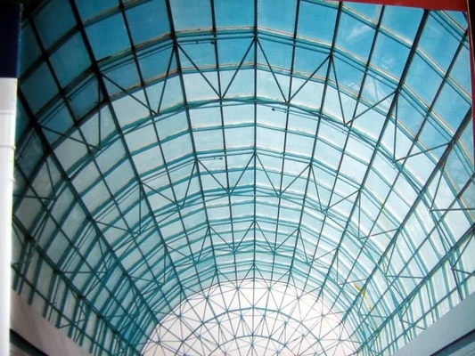 Retractable EPS Acrylic Roof Dome Skylight System For Aluminium Structure